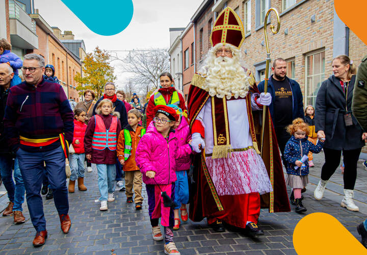 Feestelijke intrede Sinterklaas