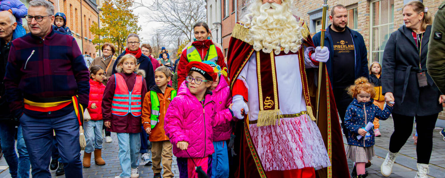 Feestelijke intrede Sinterklaas