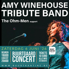 Openluchtconcert met THE AMY WINEHOUSE TRIBUTE BAND + The Ohm-Men (surf, ska, ..)