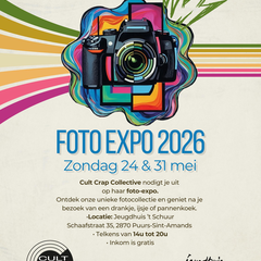 Foto expo met drank, ijs & pannenkoeken