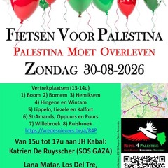 Fietsen voor Palestina