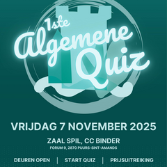 1ste Algemene Quiz Toerisme Klein-Brabant