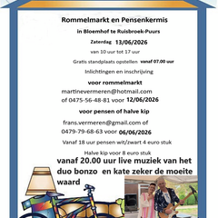 Rommelmarkt en pensenkermis