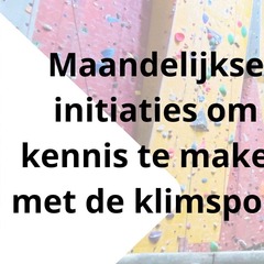 Klim-initiaties voor het gezin, de familie of onder vrienden