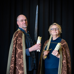 Aspergeridders Hans Bourlon en Anja Van Mensel